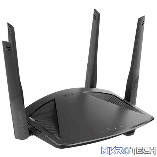 D-Link DIR-X1860 4G Wireless Router  Dual-band 2.4 GHz and 5 GHz Gigabit Ethernet Black - Image 3